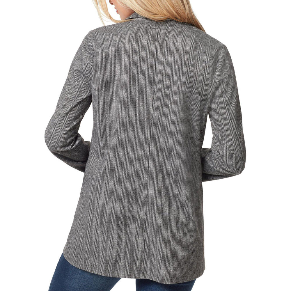 NWT Jessica Simpson Herringbone One Button Blazer W/ Pockets Women's Size Large - Picture 6 of 12